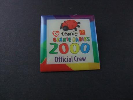 McDonalds Happy Meal Toy TY Teenie Beanie Babies (Official Crew ) USA 2000
